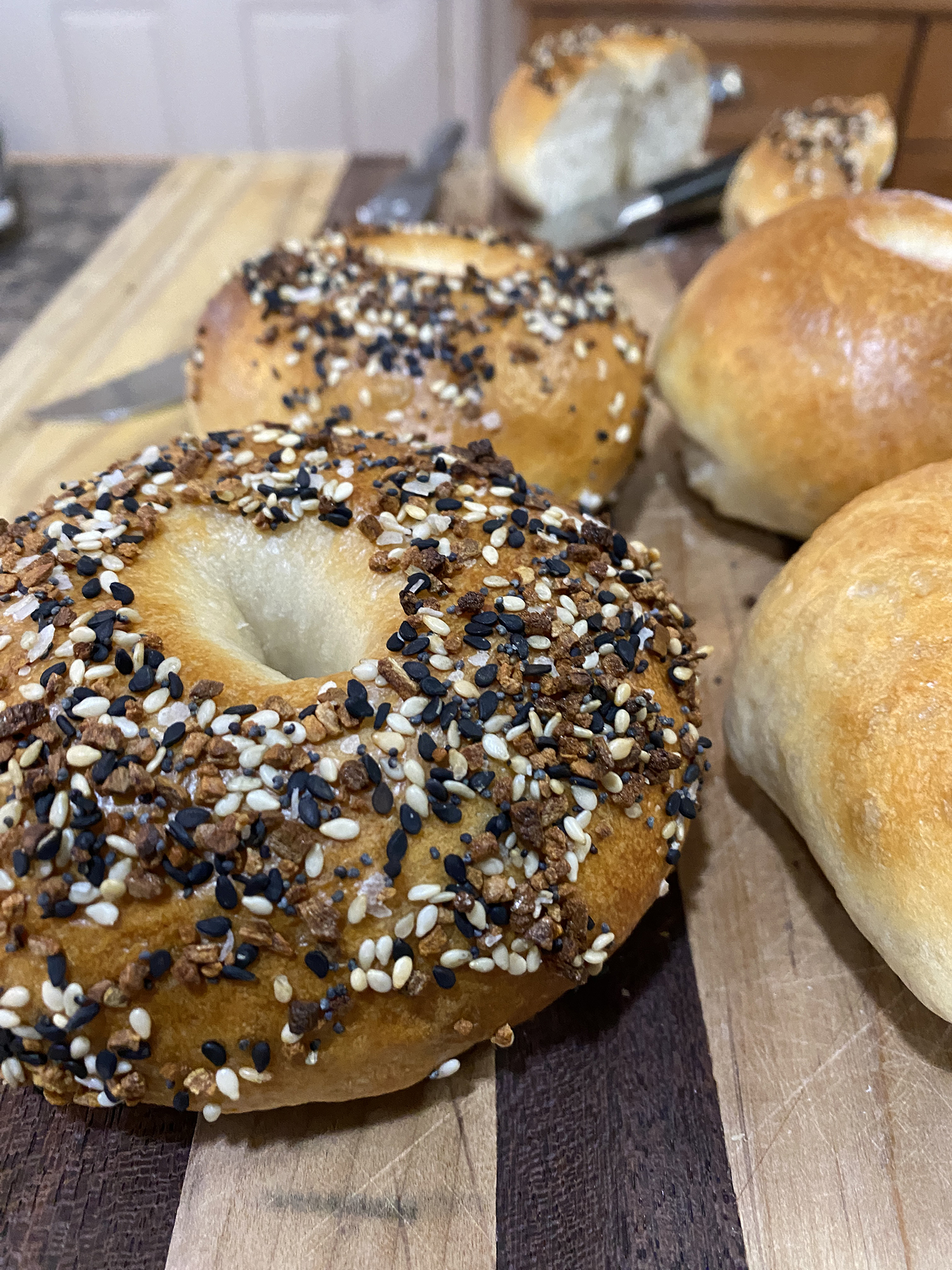 sourdough bagels